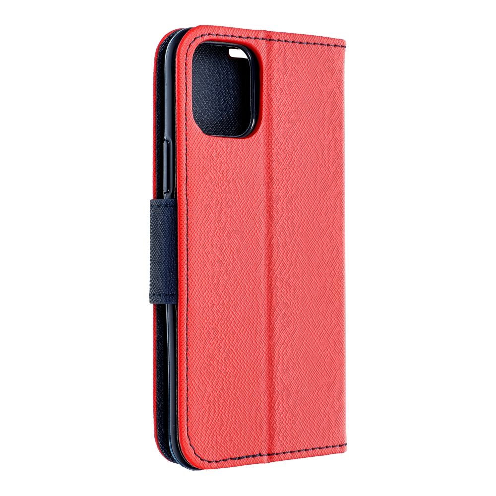 Apple iPhone 15 Fancy book notesz tok (piros-kék)