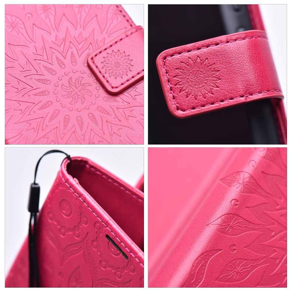 Apple iPhone 15 Forcell MEZZO nyitható tok (Magenta)