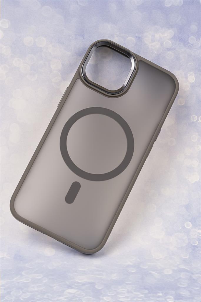Apple iPhone 15 Frozen magsafe hátlap tok (Szürke)