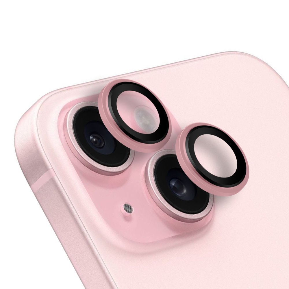 Apple iPhone 15 & iPhone 15 Plus OBAL:ME kameravédő (Rózsaszín)