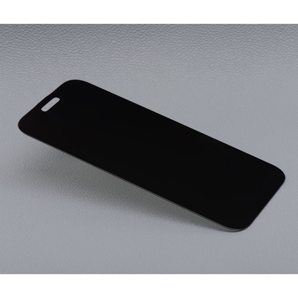 Apple iPhone 15 / iPhone 16 OG 6D Shuijia privacy matt üvegfólia (Fekete)