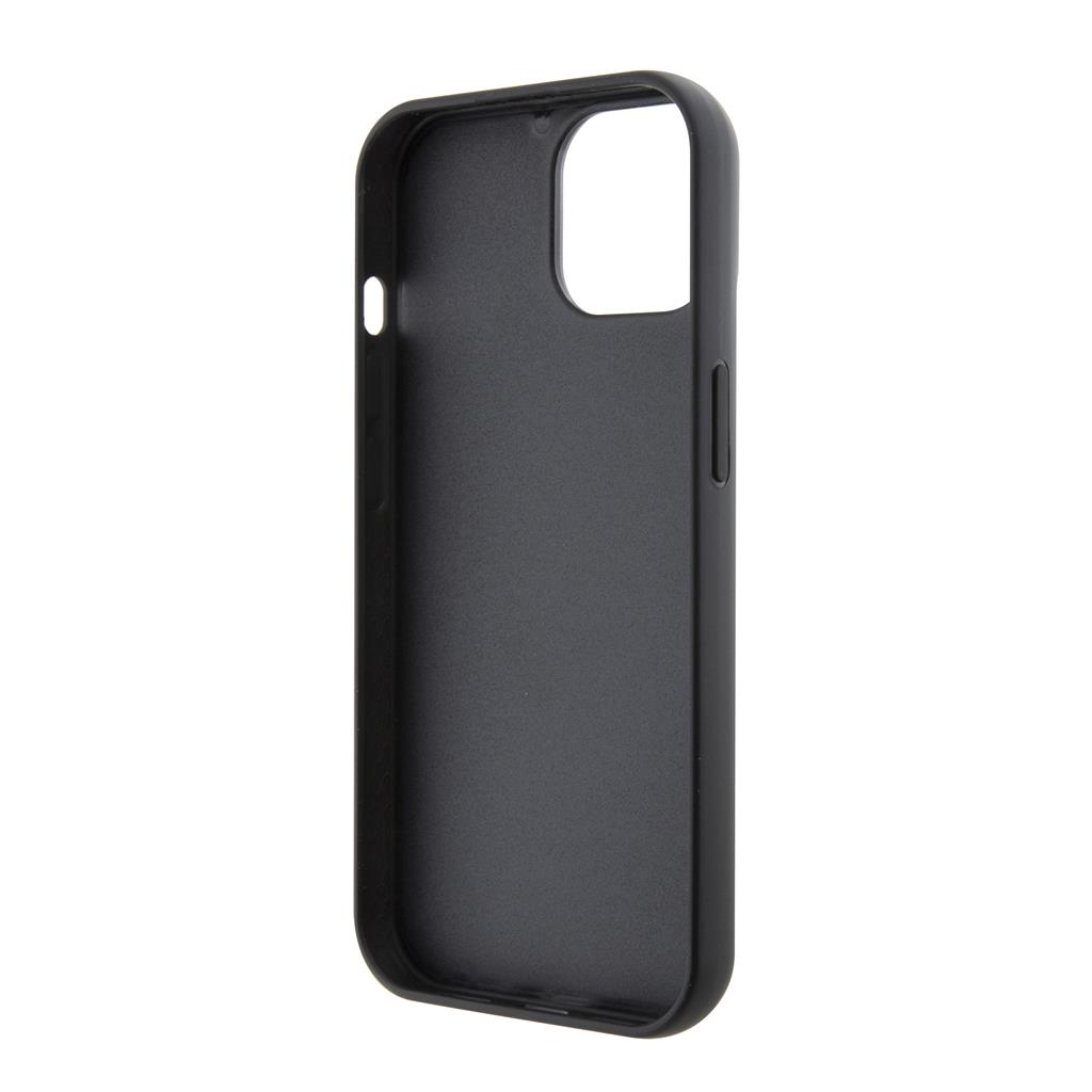 Apple iPhone 15 Karl Lagerfeld Fixed Glitter Metal Ikonik tok (Fekete) – KLHCP15SGKNPSK