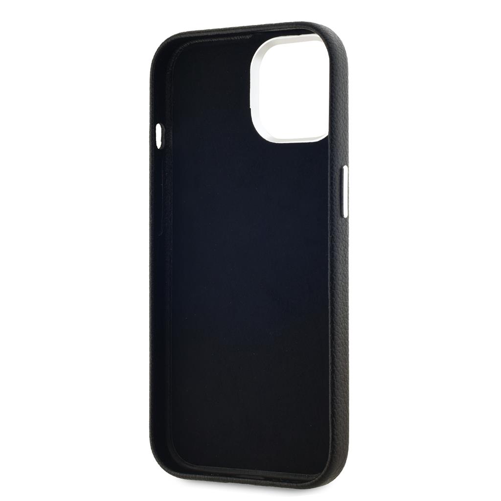 Karl Lagerfeld Grained PU Hotel RSG iPhone 15 tok (Fekete - KLHCP15SPGWCMKHK) 1