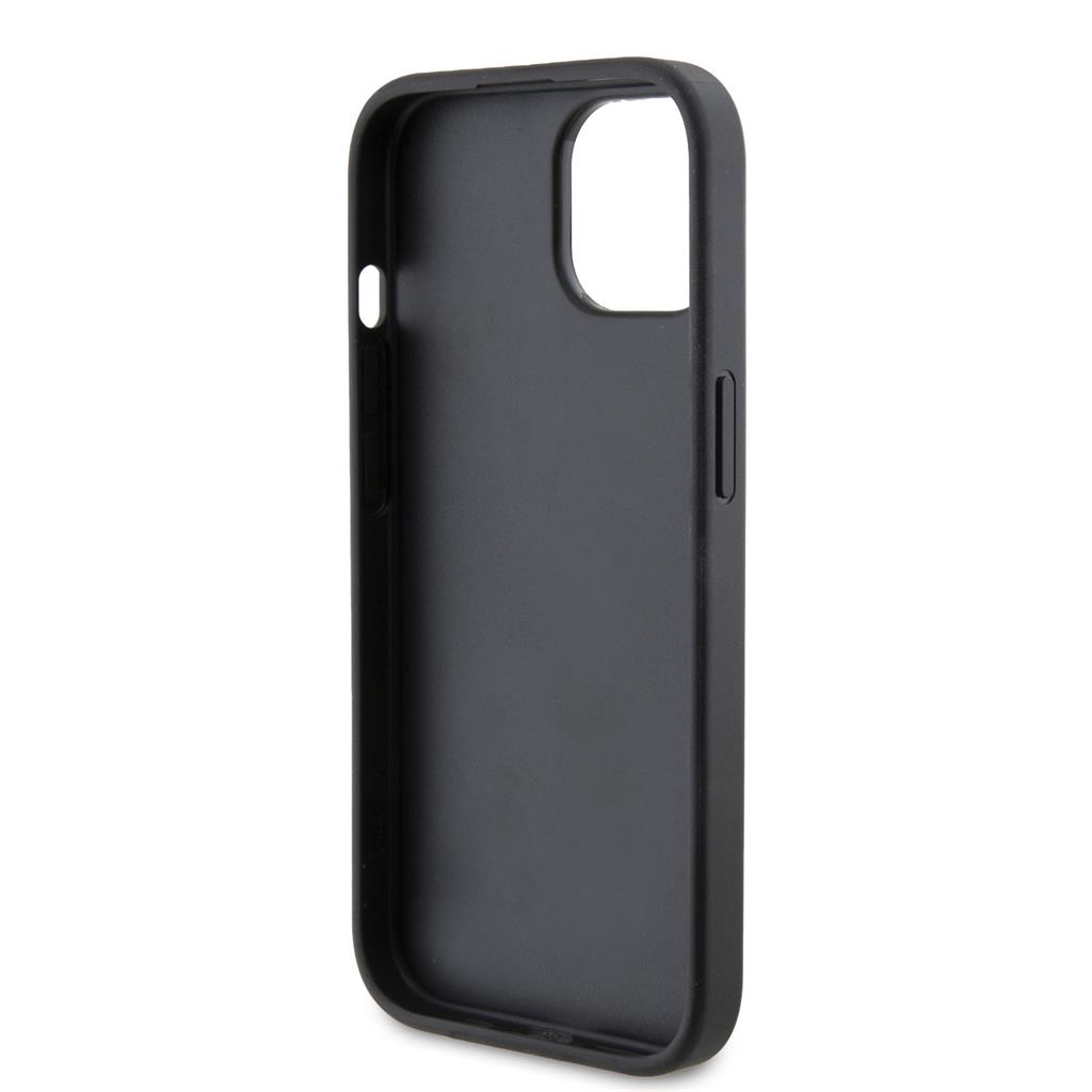 Apple iPhone 15 Karl Lagerfeld PU Quilted Pattern tok (Fekete) – KLHCP15SPQKPMK