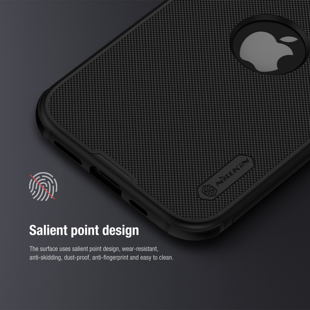 Apple iPhone 15 Nillkin Super frosted shield pro strapabíró hátlap tok kék