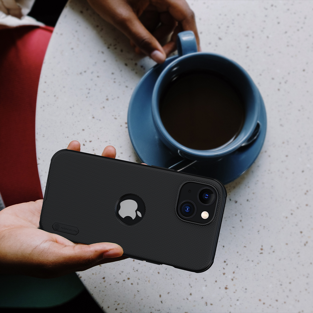 Apple iPhone 15 Nillkin Super frosted shield pro strapabíró hátlap tok kék