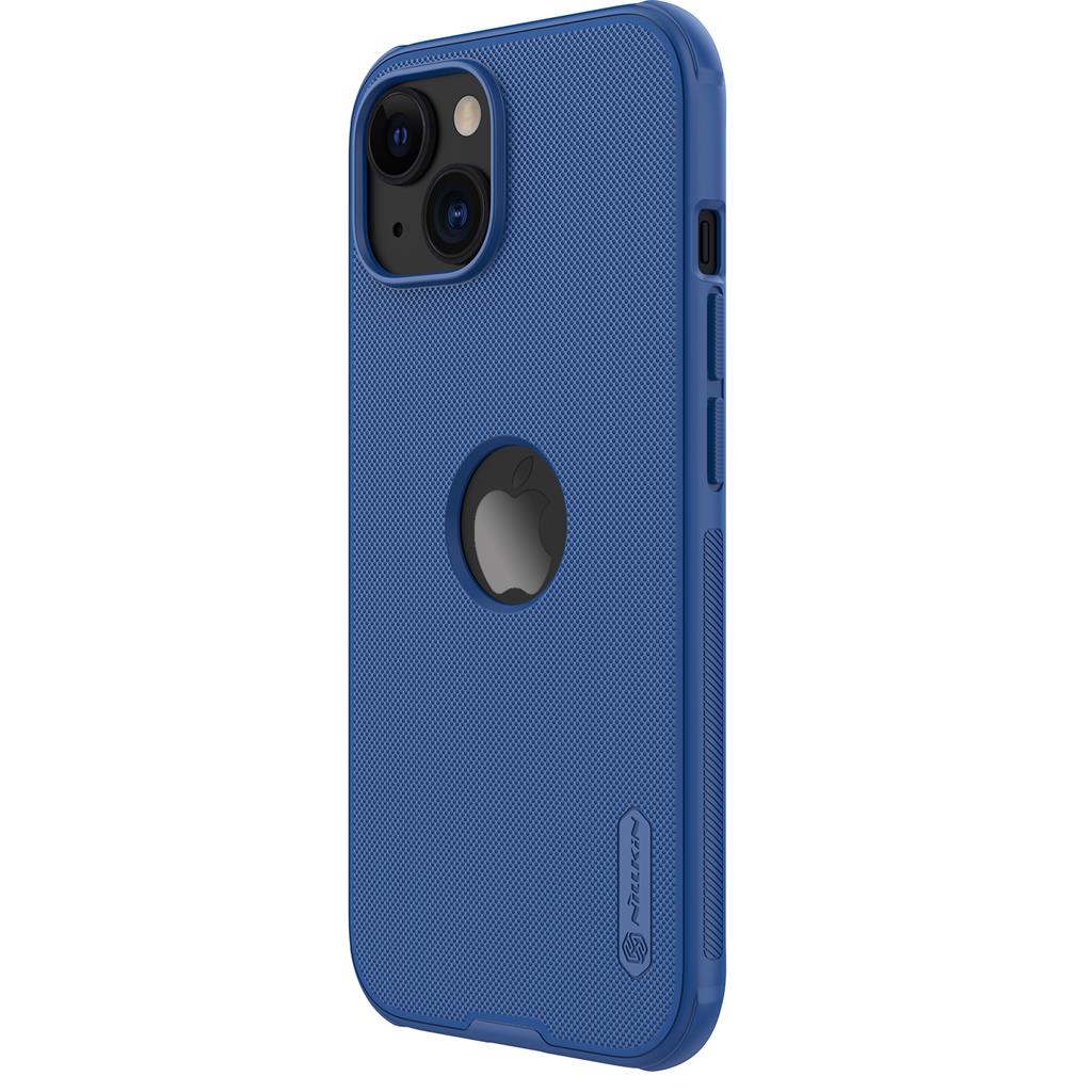 Apple iPhone 15 Nillkin Super frosted shield pro strapabíró hátlap tok kék