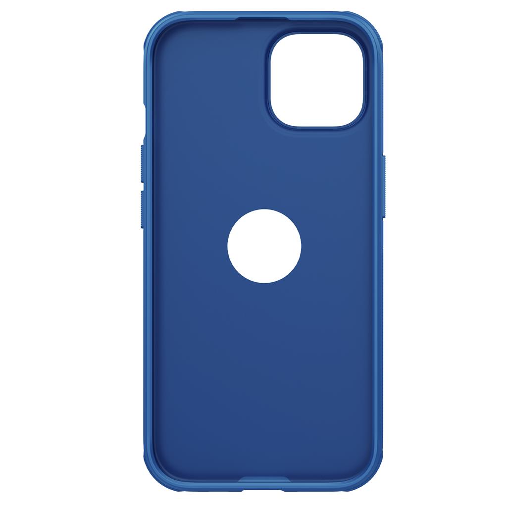 Apple iPhone 15 Nillkin Super frosted shield pro strapabíró hátlap tok kék