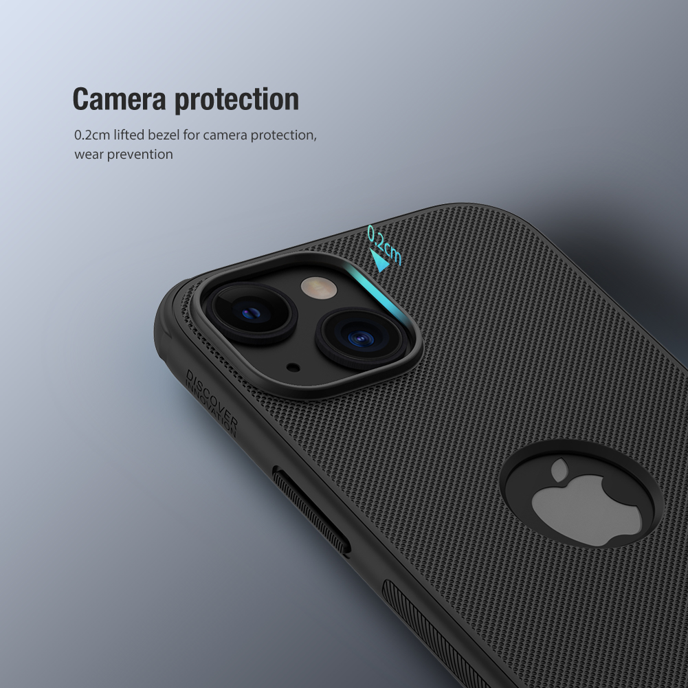 Apple iPhone 15 Nillkin Super frosted shield pro strapabíró hátlap tok kék