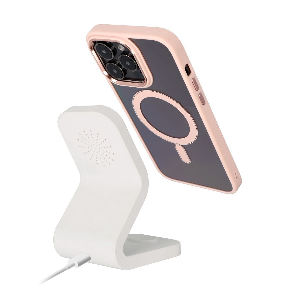 Apple iPhone 15 Plus color edge magsafe hátlap tok (Rózsaszín) 1