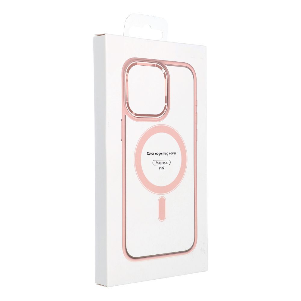 Apple iPhone 15 Plus color edge magsafe hátlap tok (Rózsaszín) 3