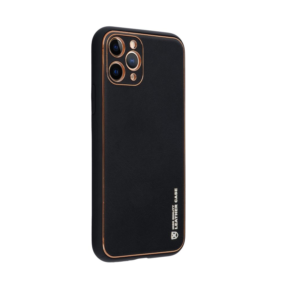 Apple iPhone 15 Plus Forcell bőr hátlap tok (Fekete)