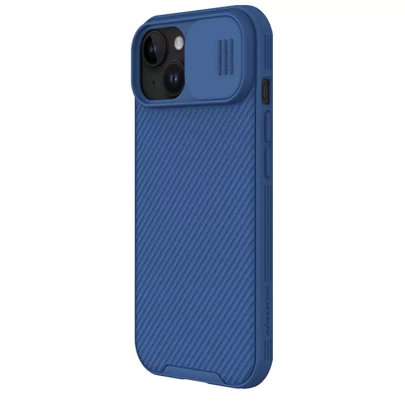 Apple iPhone 15 Plus Nillkin camshield pro kameravédős hátlap tok (Kék)