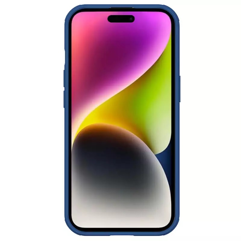 Apple iPhone 15 Plus Nillkin camshield pro kameravédős hátlap tok (Kék)