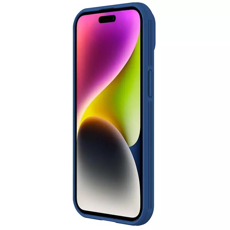 Apple iPhone 15 Plus Nillkin camshield pro kameravédős hátlap tok (Kék)