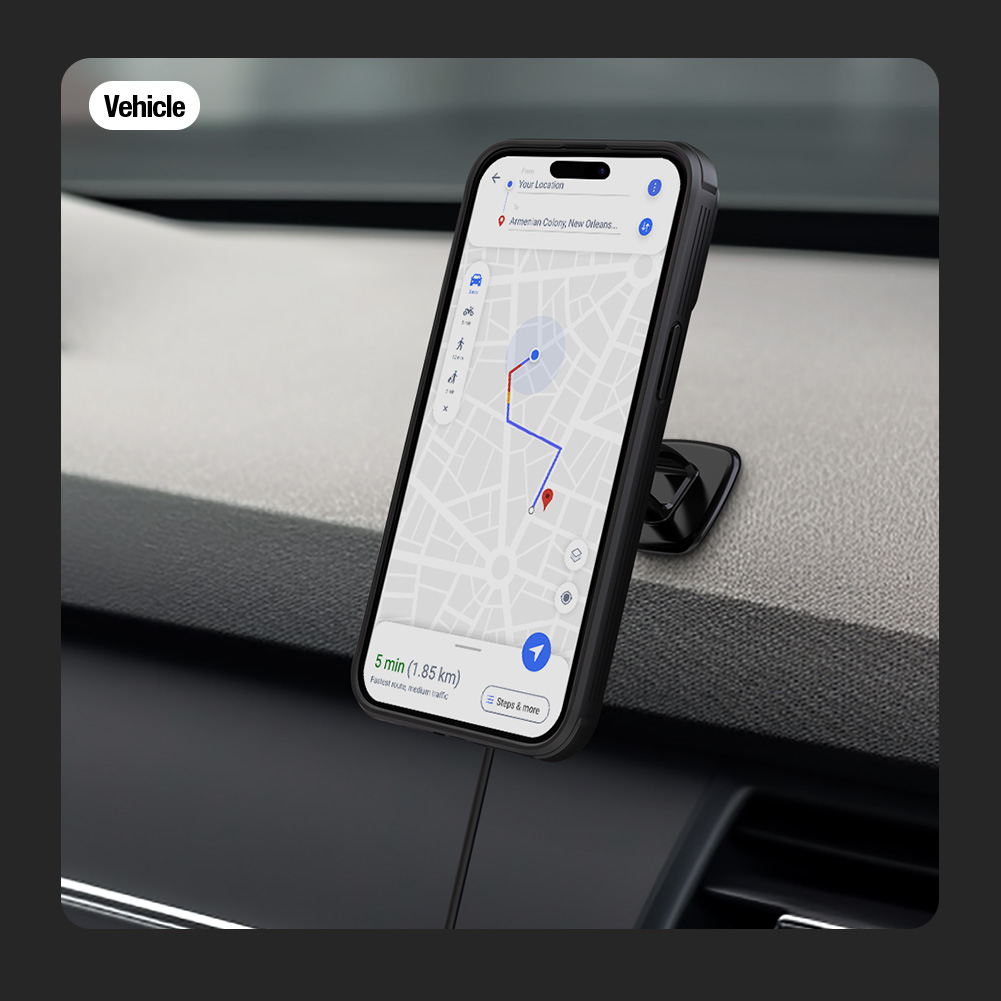 Apple iPhone 15 Plus Nillkin camshield pro magsafe hátlap tok (Kék)
