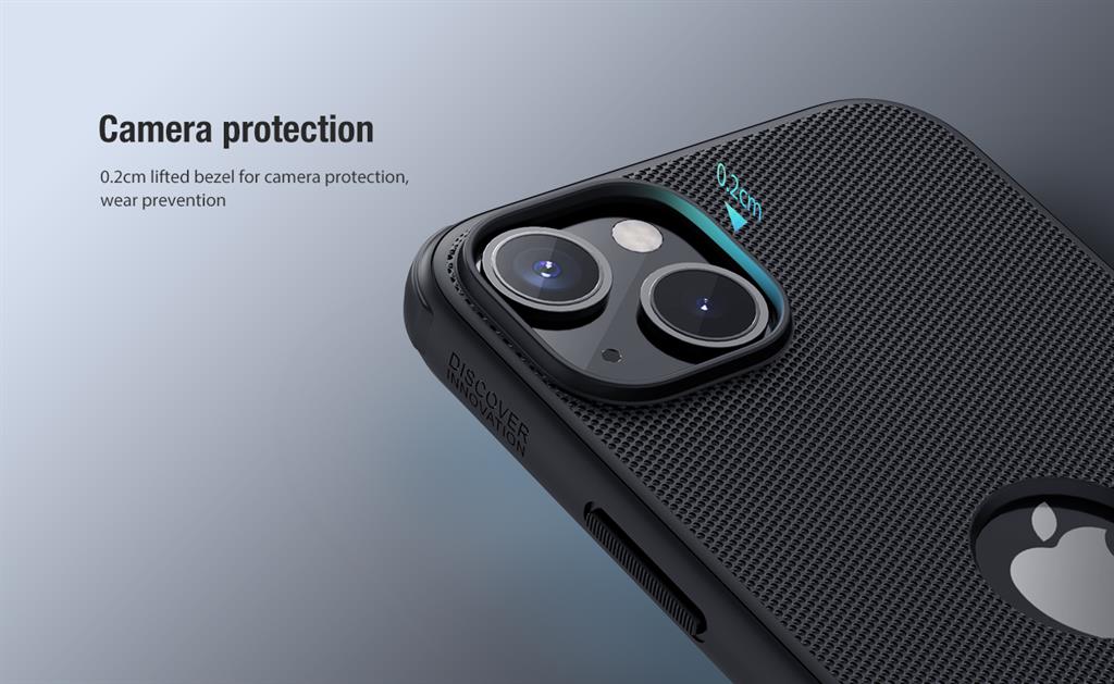 Apple iPhone 15 Plus Nillkin Super frosted shield pro strapabíró hátlap tok (Kék)