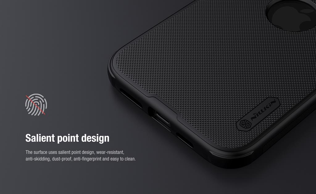 Apple iPhone 15 Plus Nillkin Super frosted shield pro strapabíró hátlap tok (Kék)