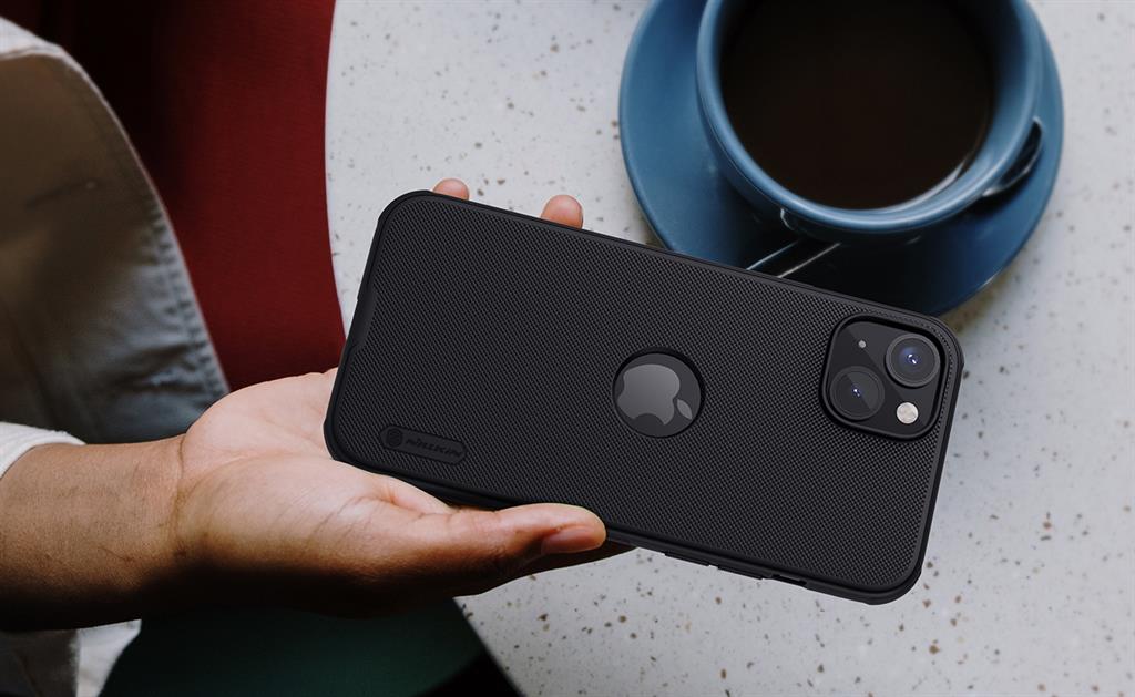 Apple iPhone 15 Plus Nillkin Super frosted shield pro strapabíró hátlap tok (Kék)