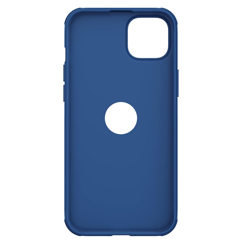 Apple iPhone 15 Plus Nillkin Super frosted shield pro strapabíró hátlap tok (Kék)
