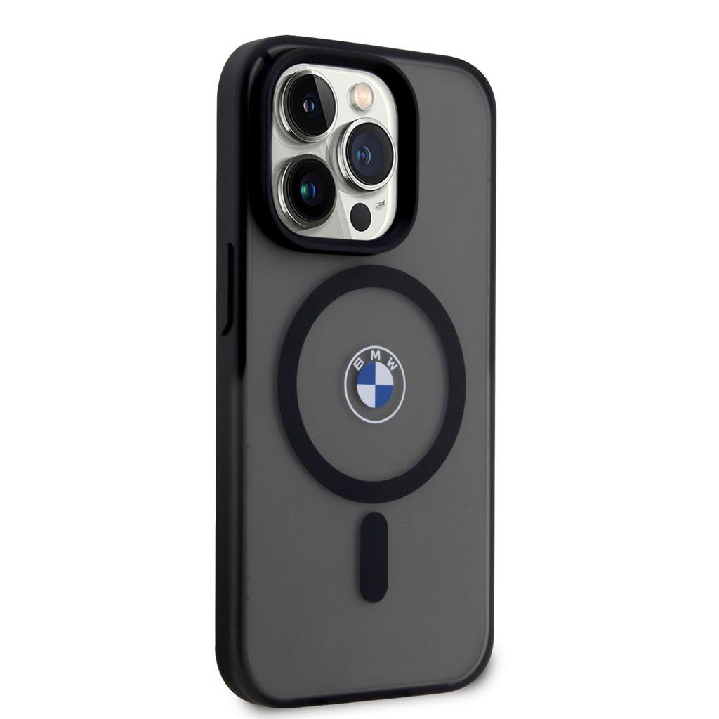 Apple iPhone 15 Pro BMW IML Signature MagSafe tok (Fekete) - BMHMP15LDSLK