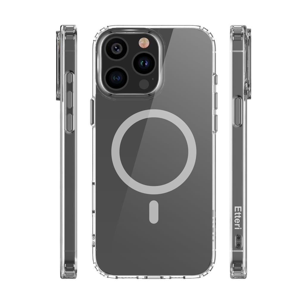 Apple iPhone 15 Pro Etteri Color magsafe hátlap tok (Szürke) 1