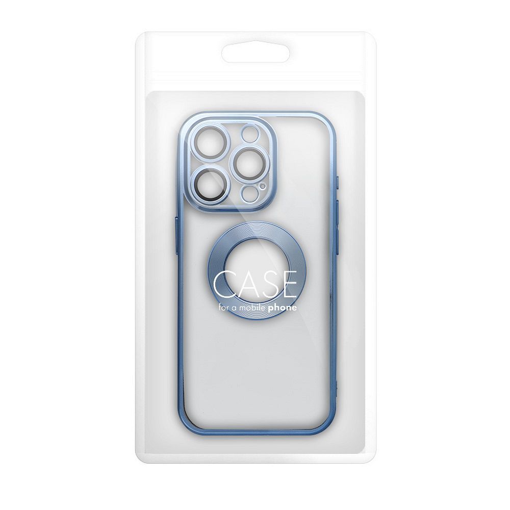 Apple iPhone 15 Pro GLAM szilikon hátlap tok (Kék)