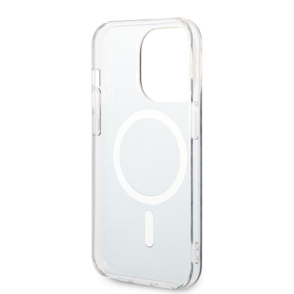 Apple iPhone 15 Pro Guess IML 4G MagSafe tok (Fekete) - GUHMP15LH4STK