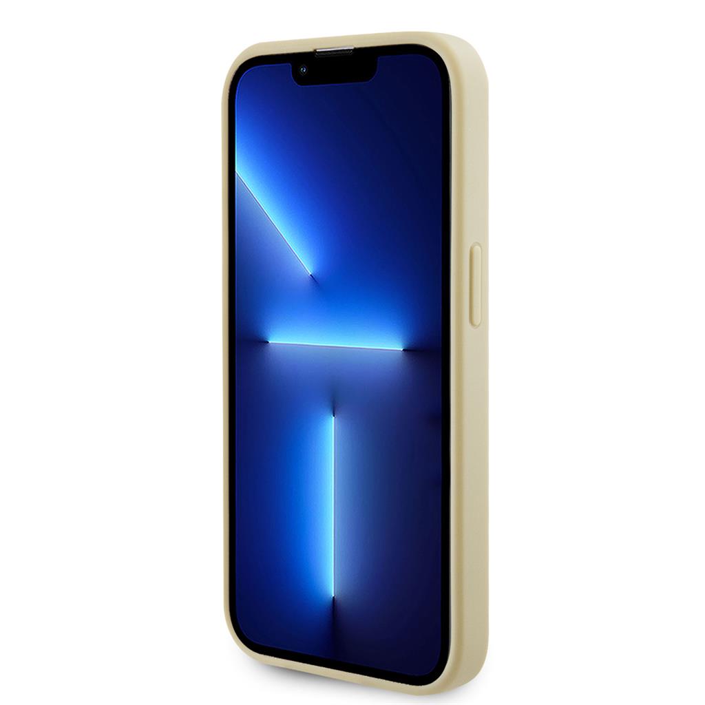 Apple iPhone 15 Pro Guess PU Saffiano MagSafe tok (Bézs) - GUHMP15LPSAHMCB