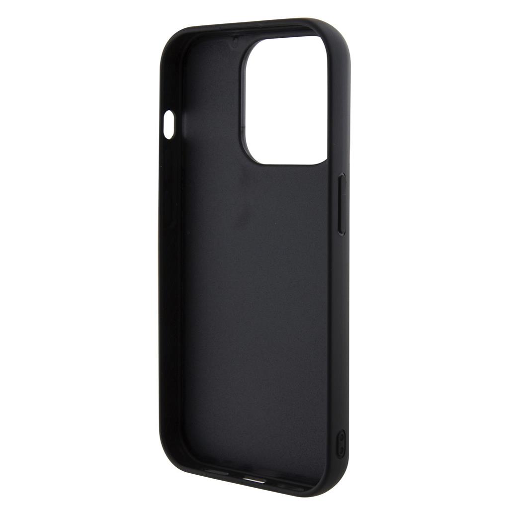 Apple iPhone 15 Pro Guess PU Square Mirror Script Logo tok (Fekete) - GUHCP15LPMSDGSK
