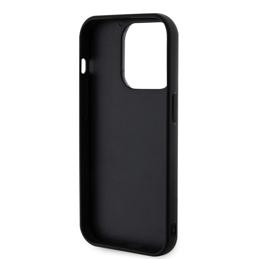 Apple iPhone 15 Pro Karl Lagerfeld 3D Glitter Karl tok (Fekete) – KLHCP15L3DMBKCK