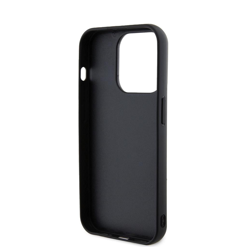 Apple iPhone 15 Pro Karl Lagerfeld 3D Karl & Choupette tok (Fekete) – KLHCP15L3DRKCNK