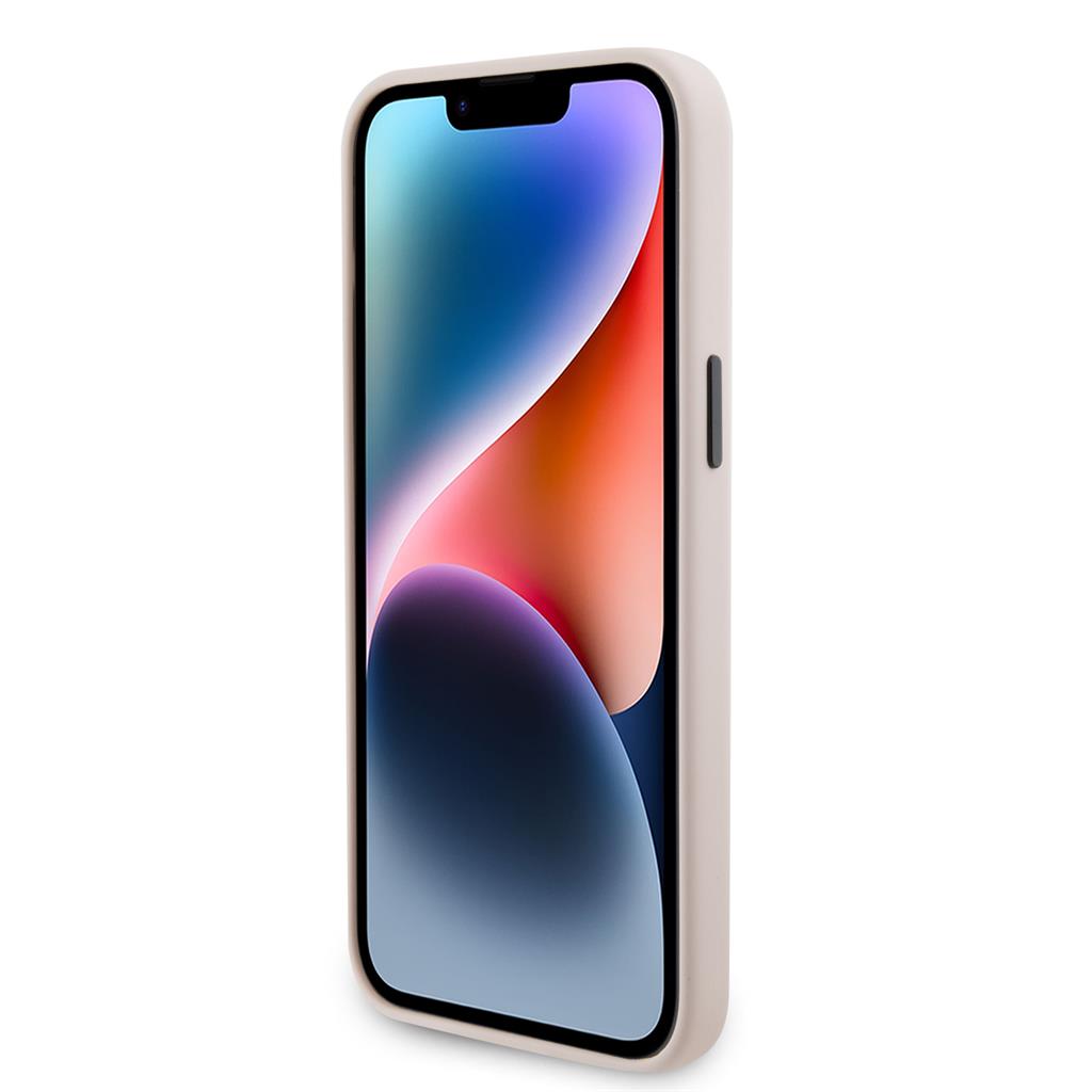 Apple iPhone 15 Pro Karl Lagerfeld Ikonik NFT Silicon tok (Rózsaszín) – KLHCP15LSNIKBCP