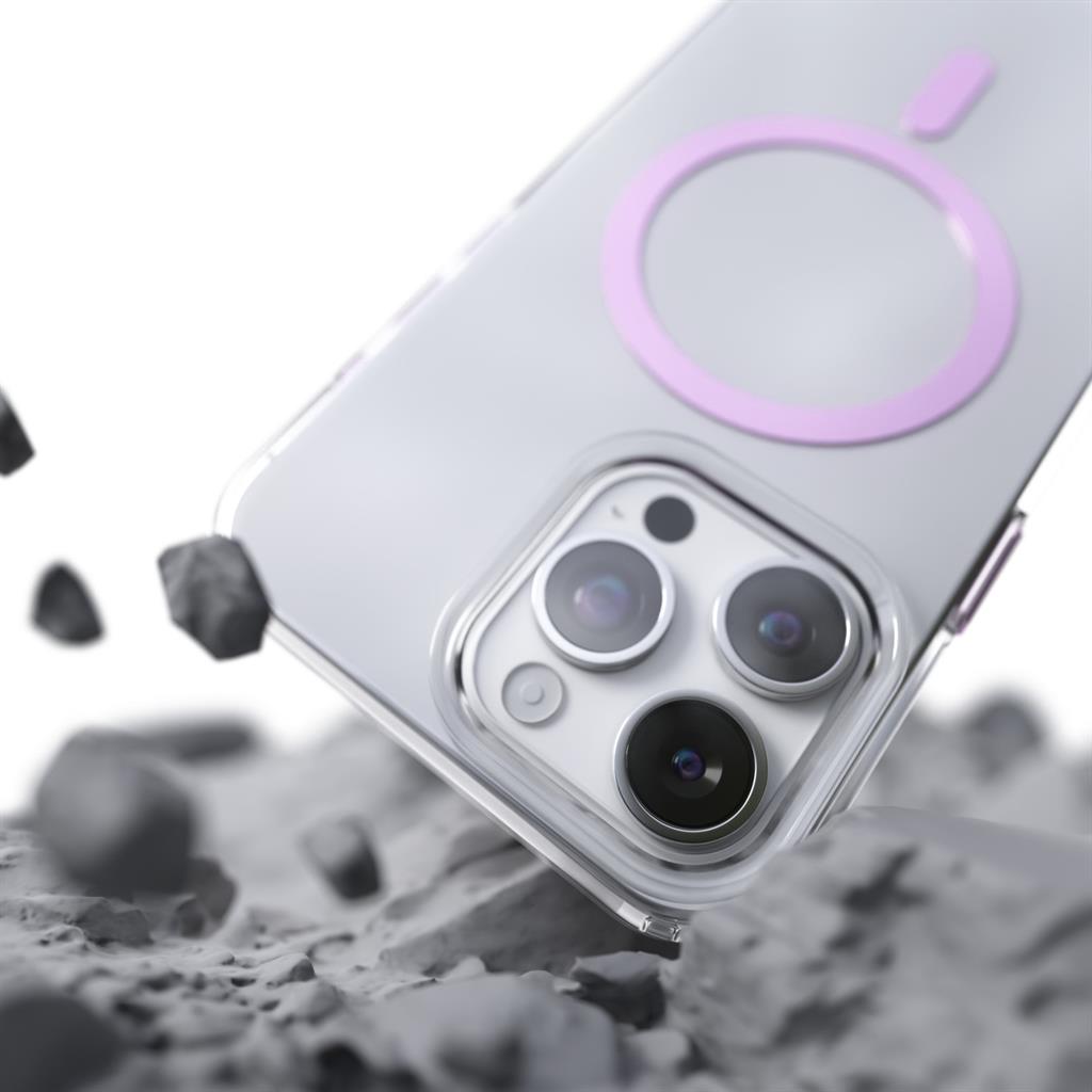 Apple iPhone 15 Pro Max Etteri Color magsafe hátlap tok (Rózsaszín) 4