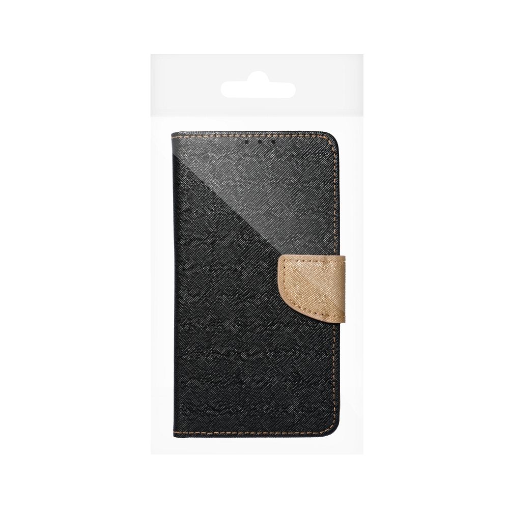 Apple iPhone 15 Pro Max Fancy book notesz tok (fekete-arany)