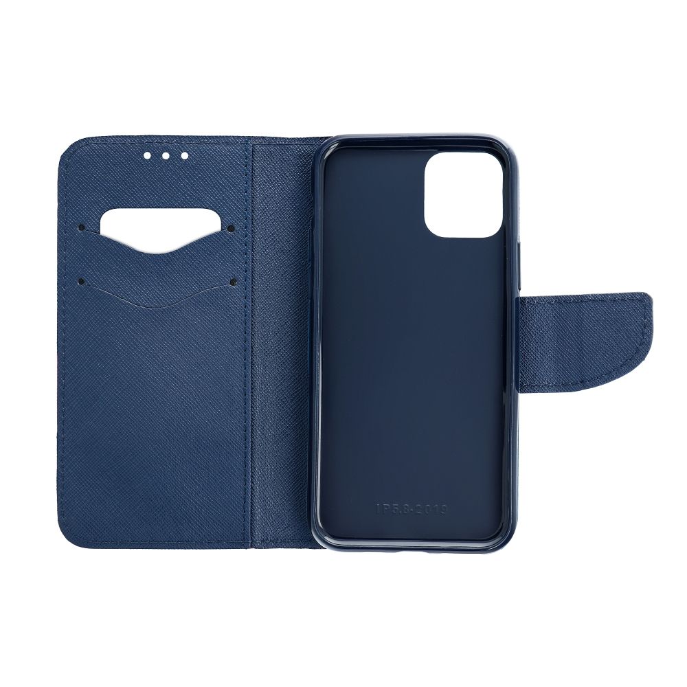 Apple iPhone 15 Pro Max Fancy book notesz tok (kék-piros)