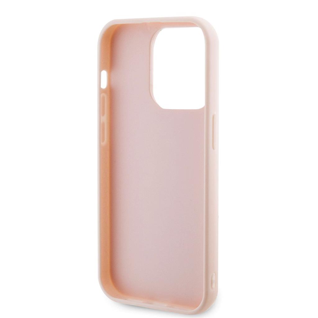 Apple iPhone 15 Pro Max Karl Lagerfeld 3D Glitter Karl tok (Rózsaszín) – KLHCP15X3DMBKCP