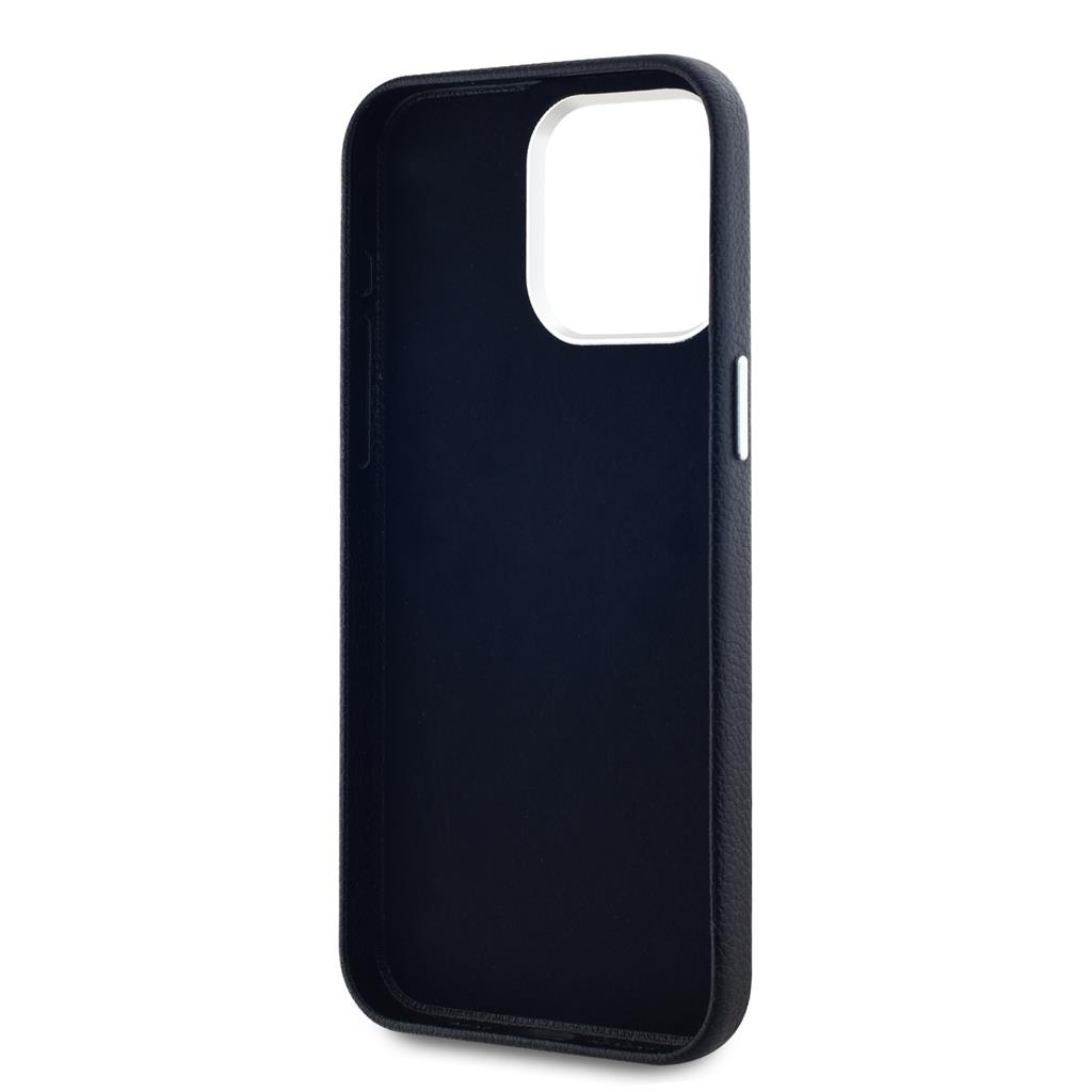 Apple iPhone 15 Pro Max Karl Lagerfeld Grained PU Hotel RSG tok (Fekete) – KLHCP15XPGWCMKHK