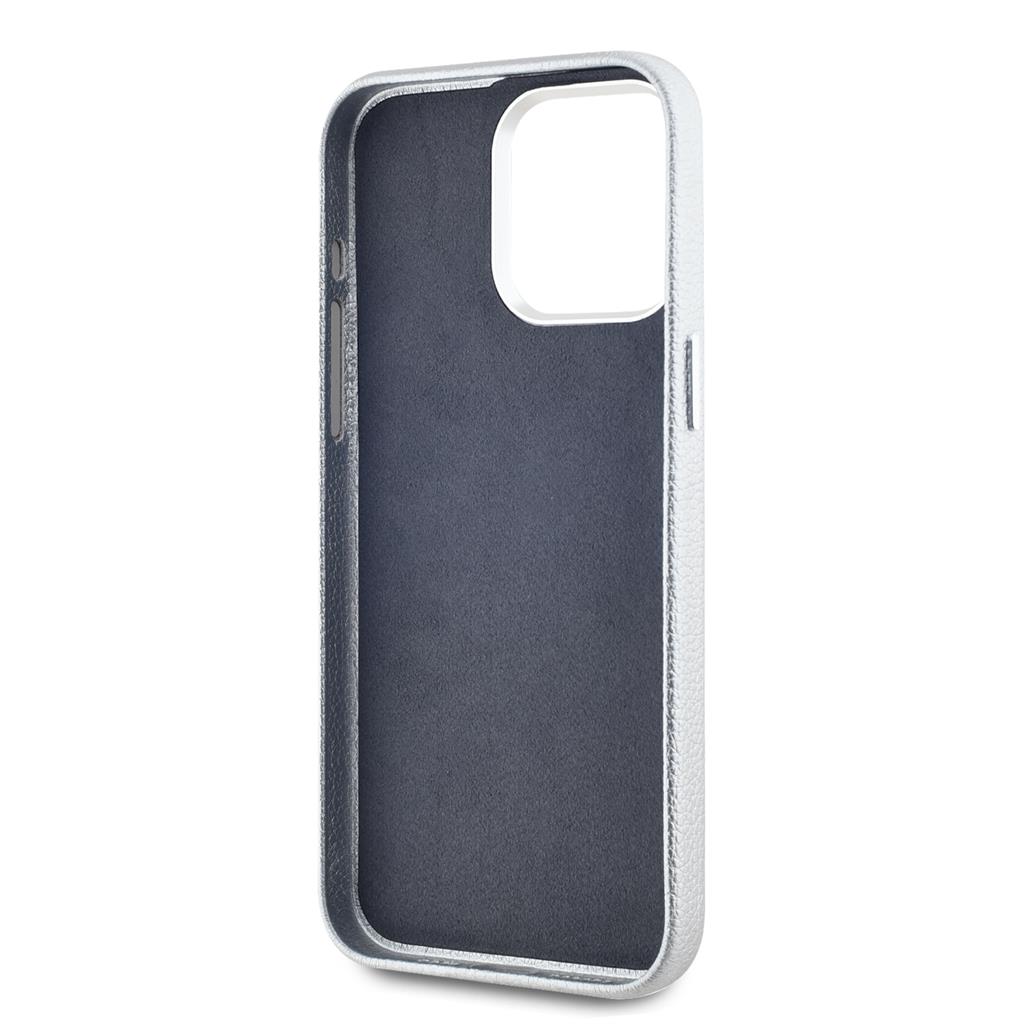 Apple iPhone 15 Pro Max Karl Lagerfeld Grained PU Hotel RSG tok (Szürke) – KLHCP15XPGWCMKHG