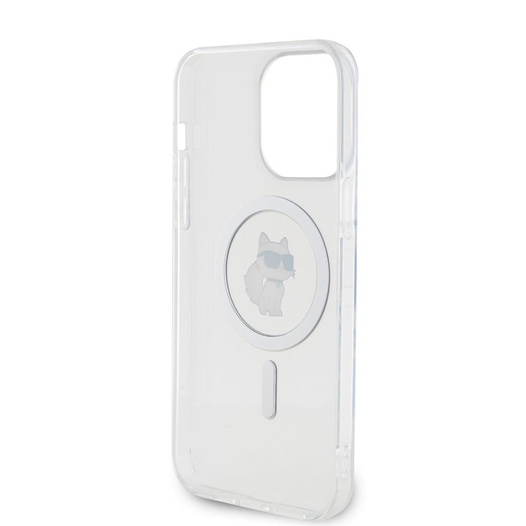 Apple iPhone 15 Pro Max Karl Lagerfeld IML Choupette MagSafe tok (Átlátszó) – KLHMP15XHFCCNOT