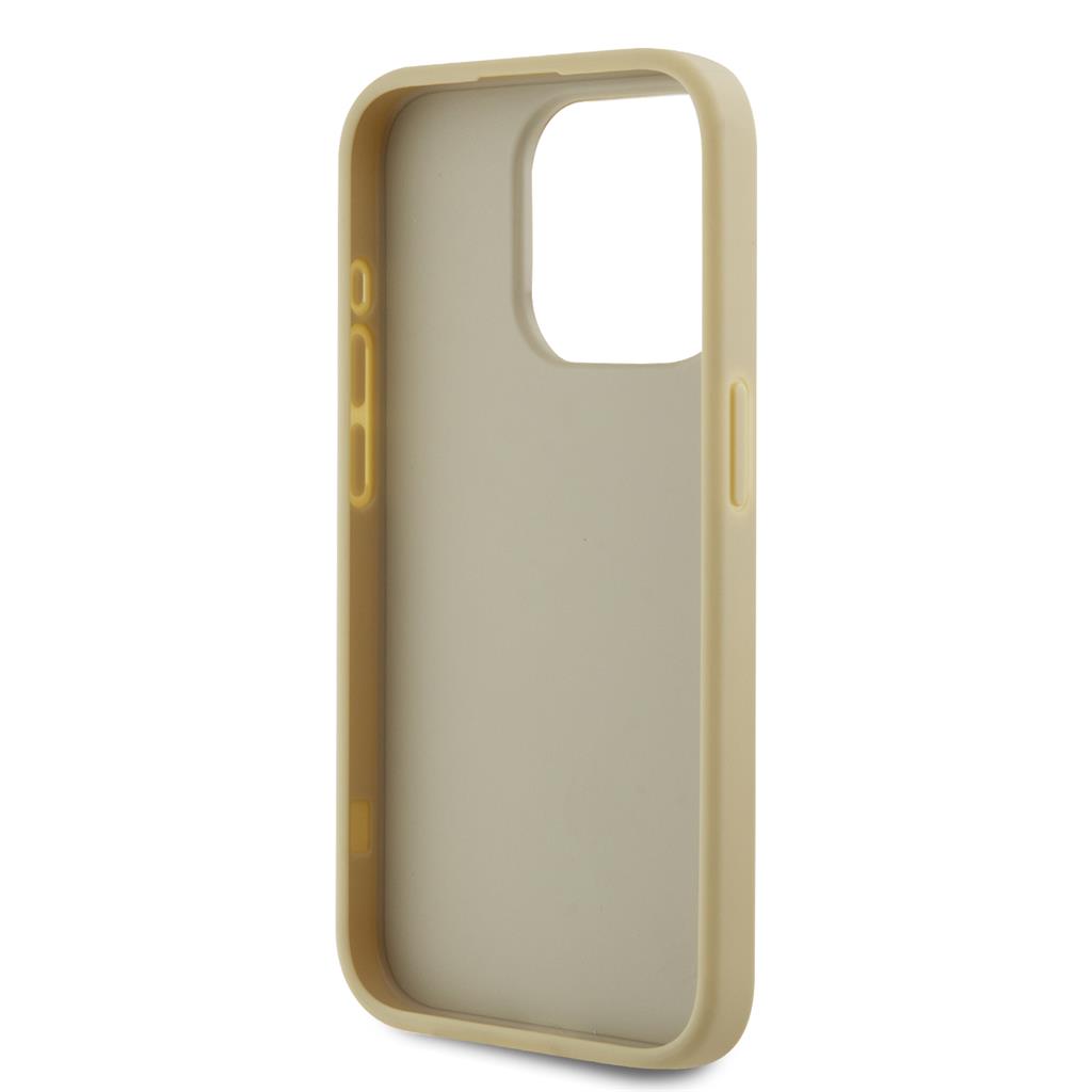 Apple iPhone 15 Pro Max Karl Lagerfeld Wrinkled Signature tok (Arany) – KLHCP15XPFMFBKMD