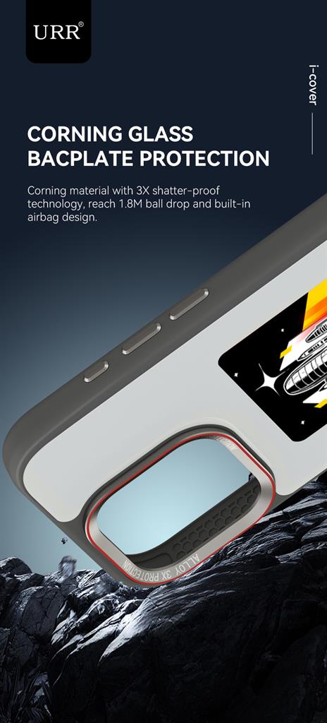 Apple iPhone 15 Pro Max NFC E-ink színes DIY képernyőtok 4-színű Fekete 12