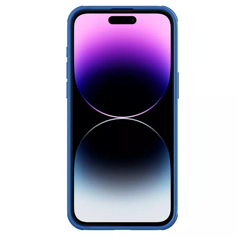 Apple iPhone 15 Pro Max Nillkin camshield pro kameravédős hátlap tok (Kék)