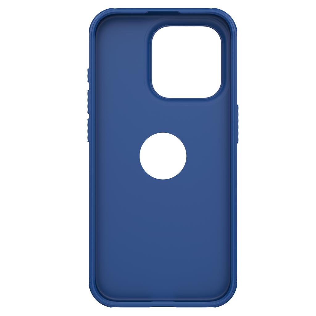 Apple iPhone 15 Pro Max Nillkin Super frosted shield pro strapabíró hátlap tok (Kék)
