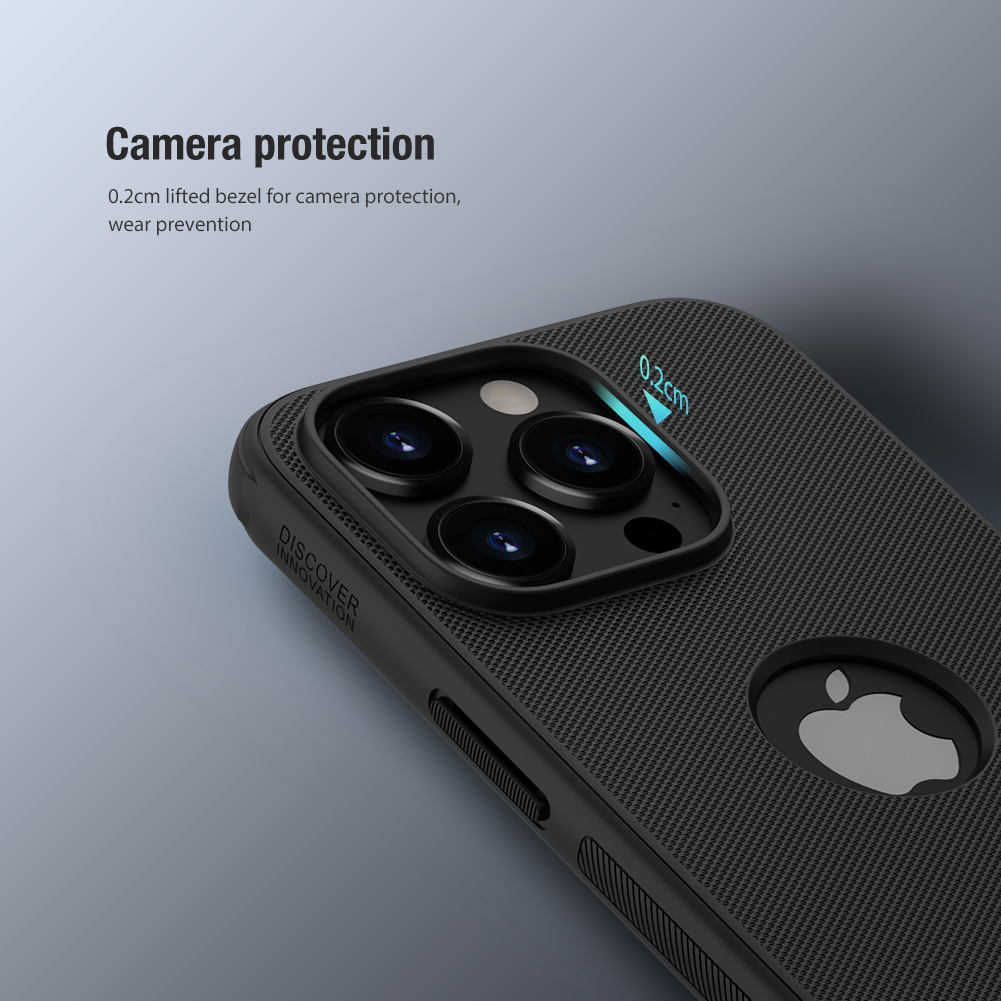 Apple iPhone 15 Pro Max Nillkin Super frosted shield pro strapabíró hátlap tok (Szürke)