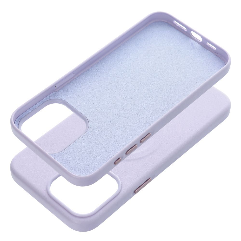 Apple iPhone 15 Pro Max Roar Leather magsafe hátlap tok (Lila)
