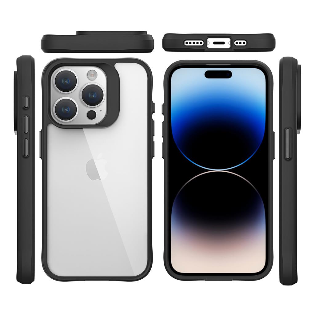 Apple iPhone 15 Pro Max TOKO Combat X mode Frost hátlap tok (Fekete)