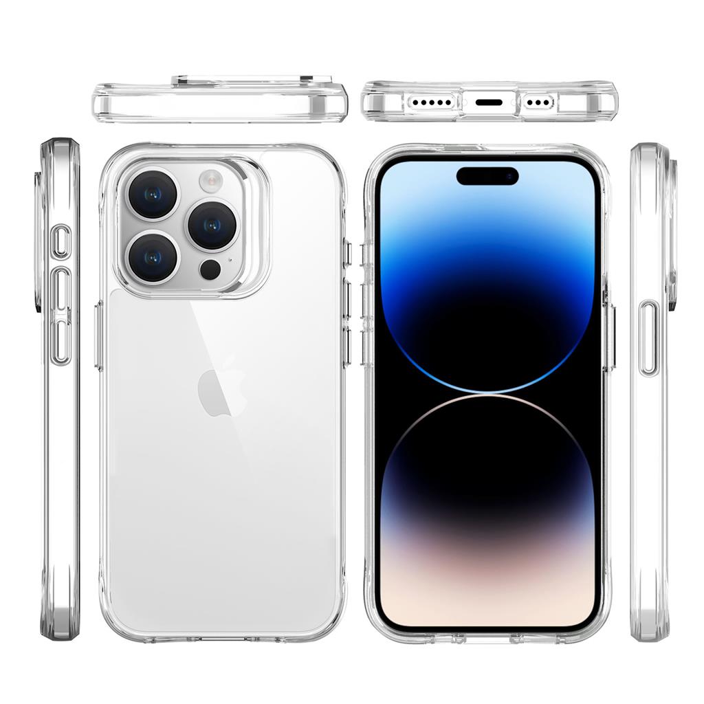 Apple iPhone 15 Pro Max TOKO Pure hátlap tok (Átlátszó)