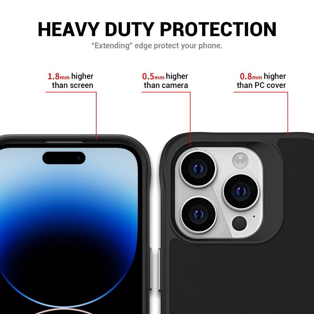 Apple iPhone 15 Pro Max TOKO Taurustar magsafe hátlap tok (Fekete)