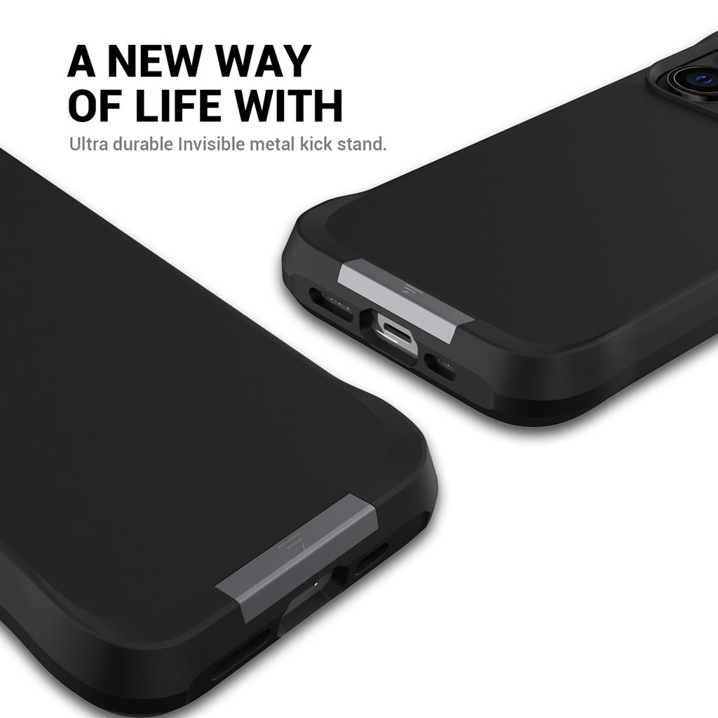 Apple iPhone 15 Pro Max TOKO Taurustar magsafe hátlap tok (Fekete)